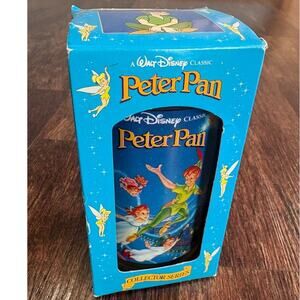1994 Burger King Walt Disney Peter Pan Collector Series Plastic Cup Original Box